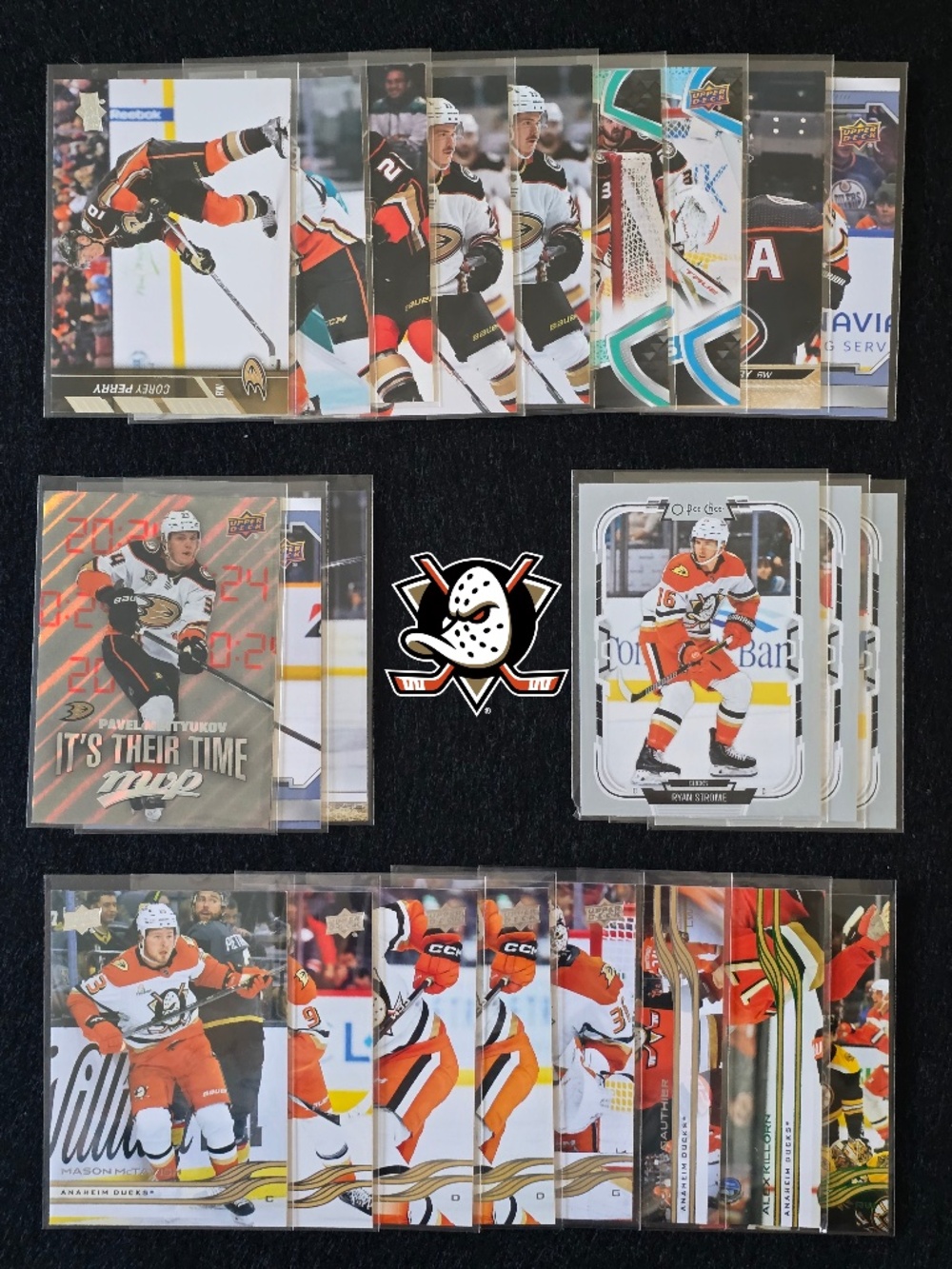 🦆 20+ Anaheim Ducks NHL Trading Card Lot